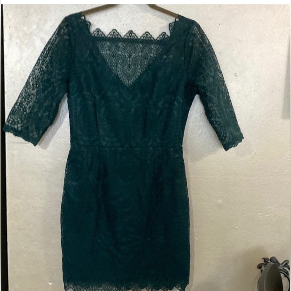 HOST PICK 🌟🌟🌟ModCloth Soieblu Green Dress Medium - Picture 4 of 5